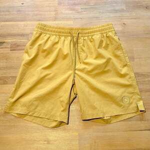 Imperial Motion Yellow Surf Seeker Swim Trunks Shorts Large